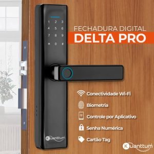 Fechadura Digital Biométrica Wi-Fi Delta Pro (PROMOÇÃO)