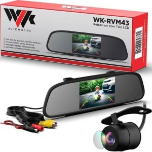 Retrovisor com Tela e Câmera de Ré HD (PROMOÇÃO)